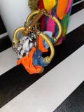 Kabore Queen Hoops - Neon Scales (Patchwork)
